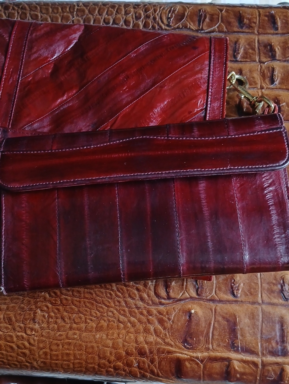 Red Leather Wallet - Picture 8 of 8